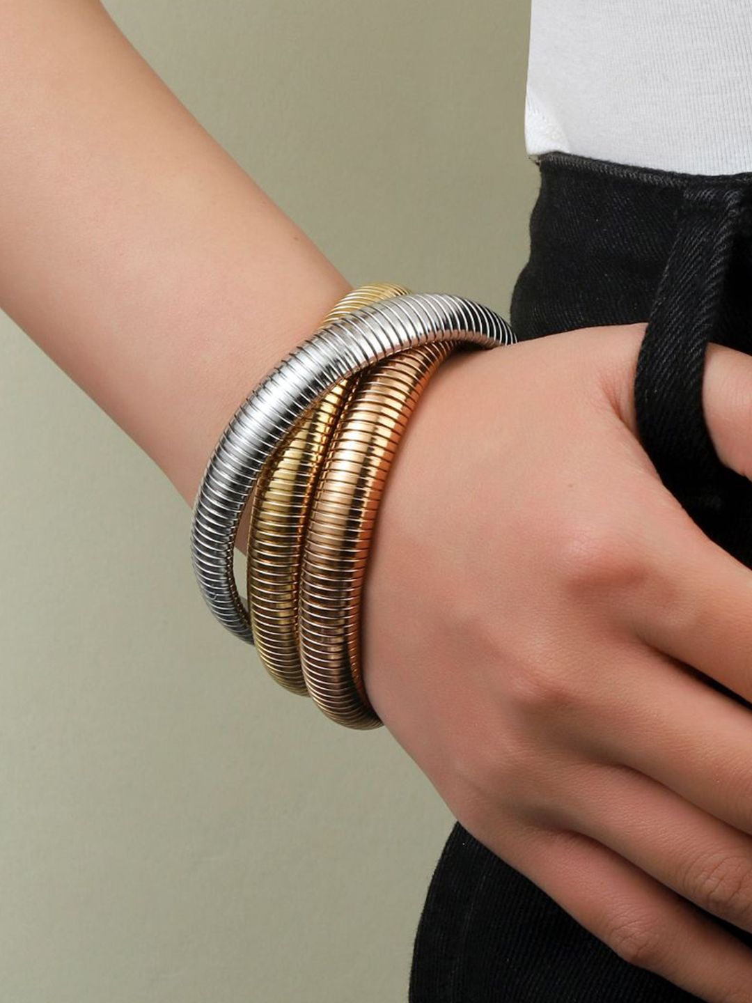 SALTY Warm Up Bold Gold Bracelet
