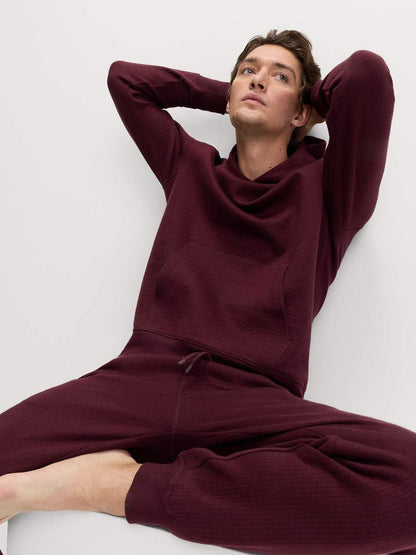 Cotton Rich Quilted Hoodie
