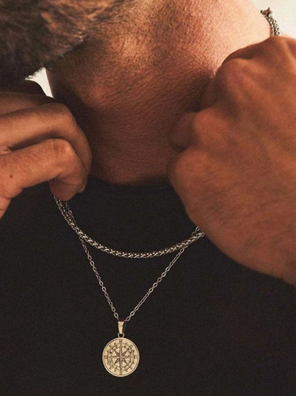 Men Silver-Plated Chain
