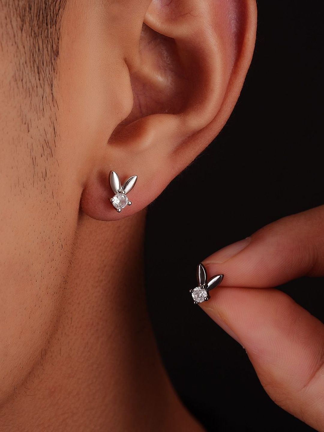 Diamond Shaped Studs Earrings