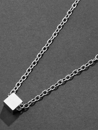 SALTY Men Silver-Plated Chain