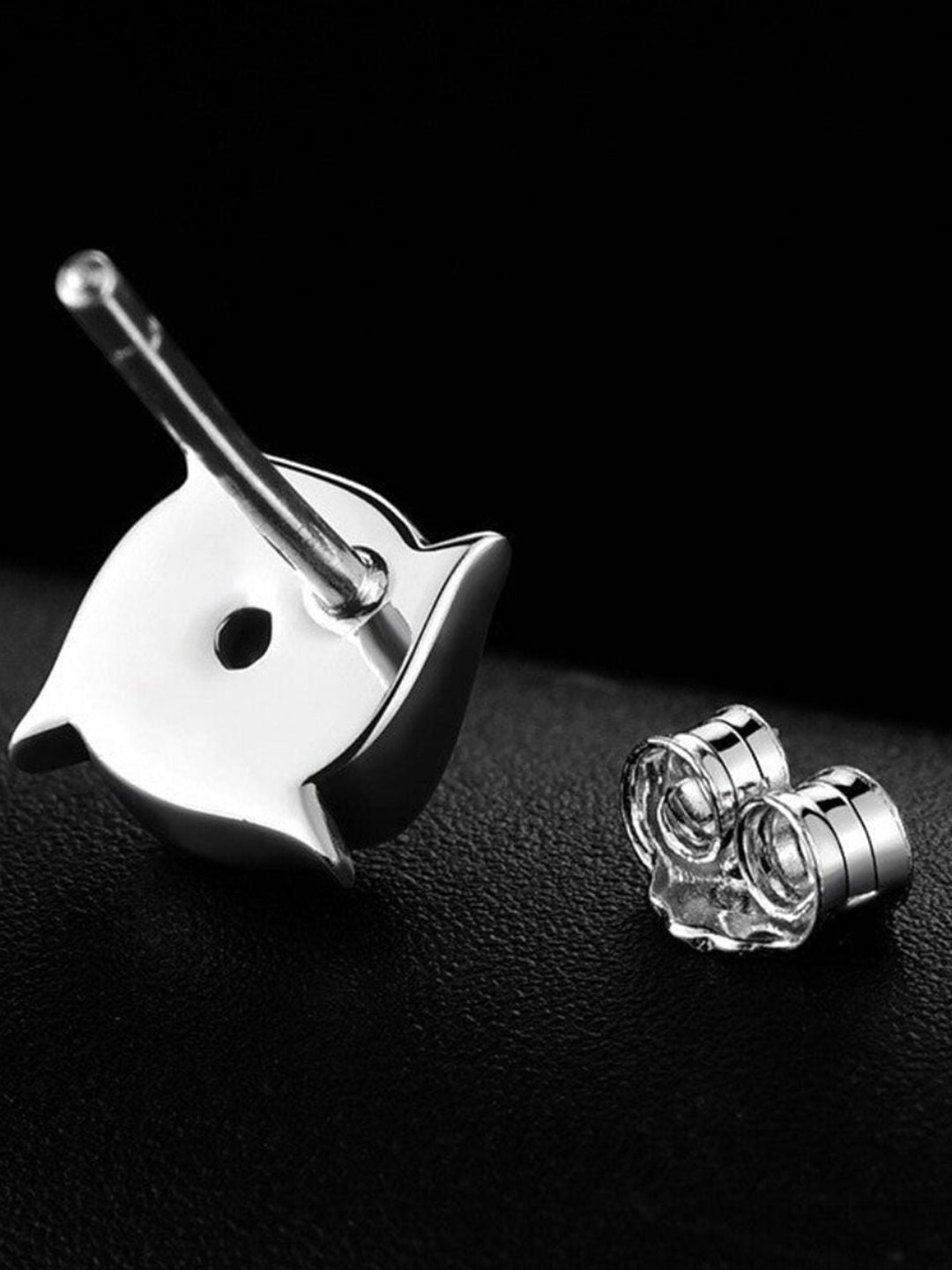 SALTY Men Silver-Plated Contemporary Studs Earrings