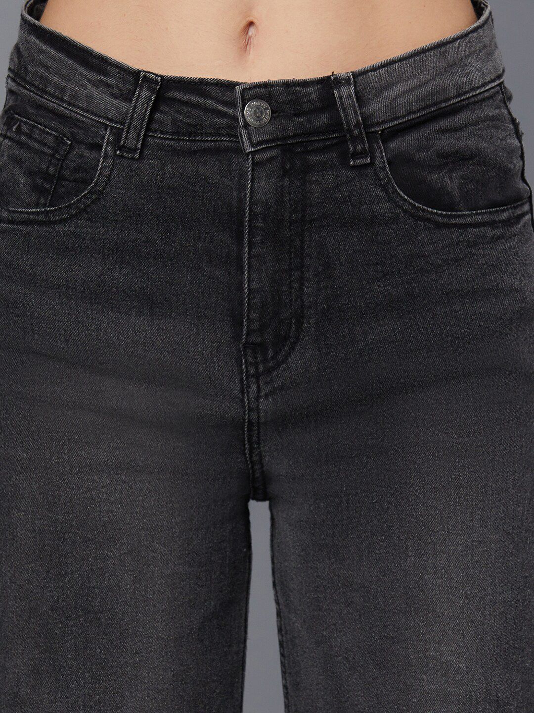 Women Black Jean Light Fade Stretchable Jeans