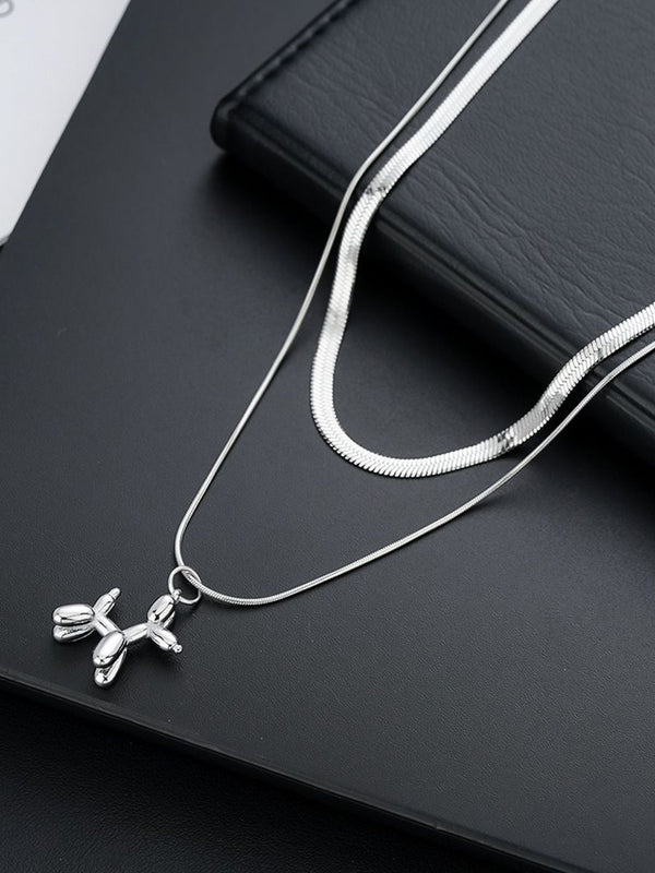 Stainless Steel Silver-Plated Chain