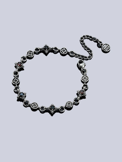 Men Silver-Plated Armlet Bracelet