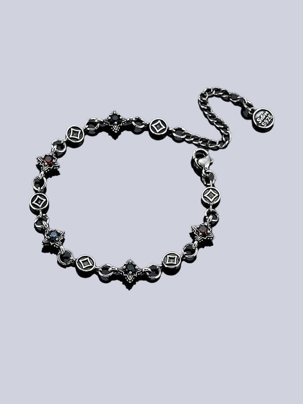 Men Silver-Plated Armlet Bracelet