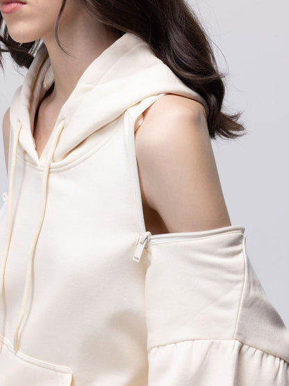 Ivory Transform Hoodie