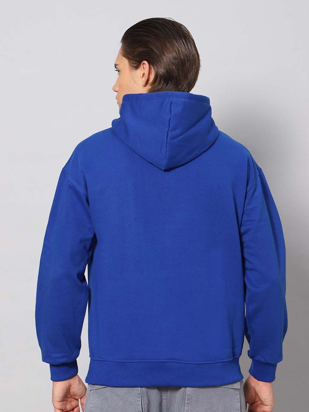 Men Hooded Long Sleeves Pullover Sweatshirt