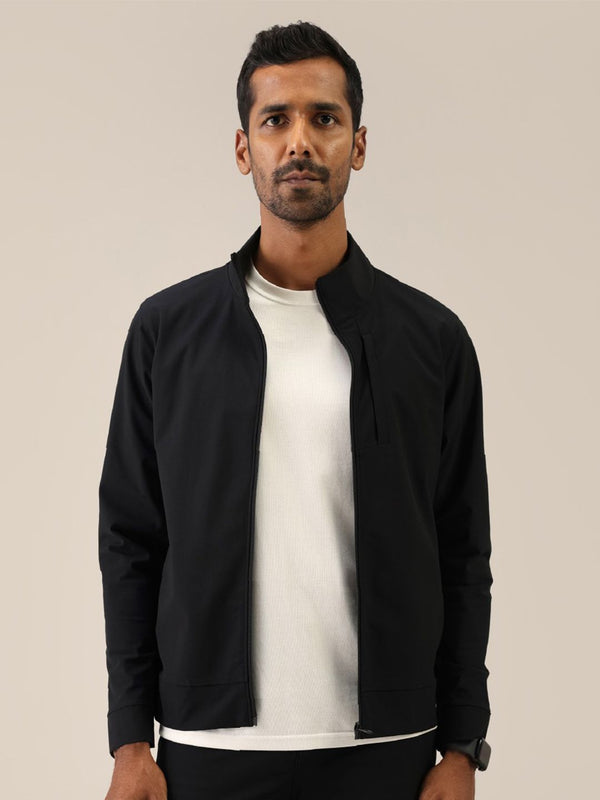 Men Lightweight Open Front Jacket