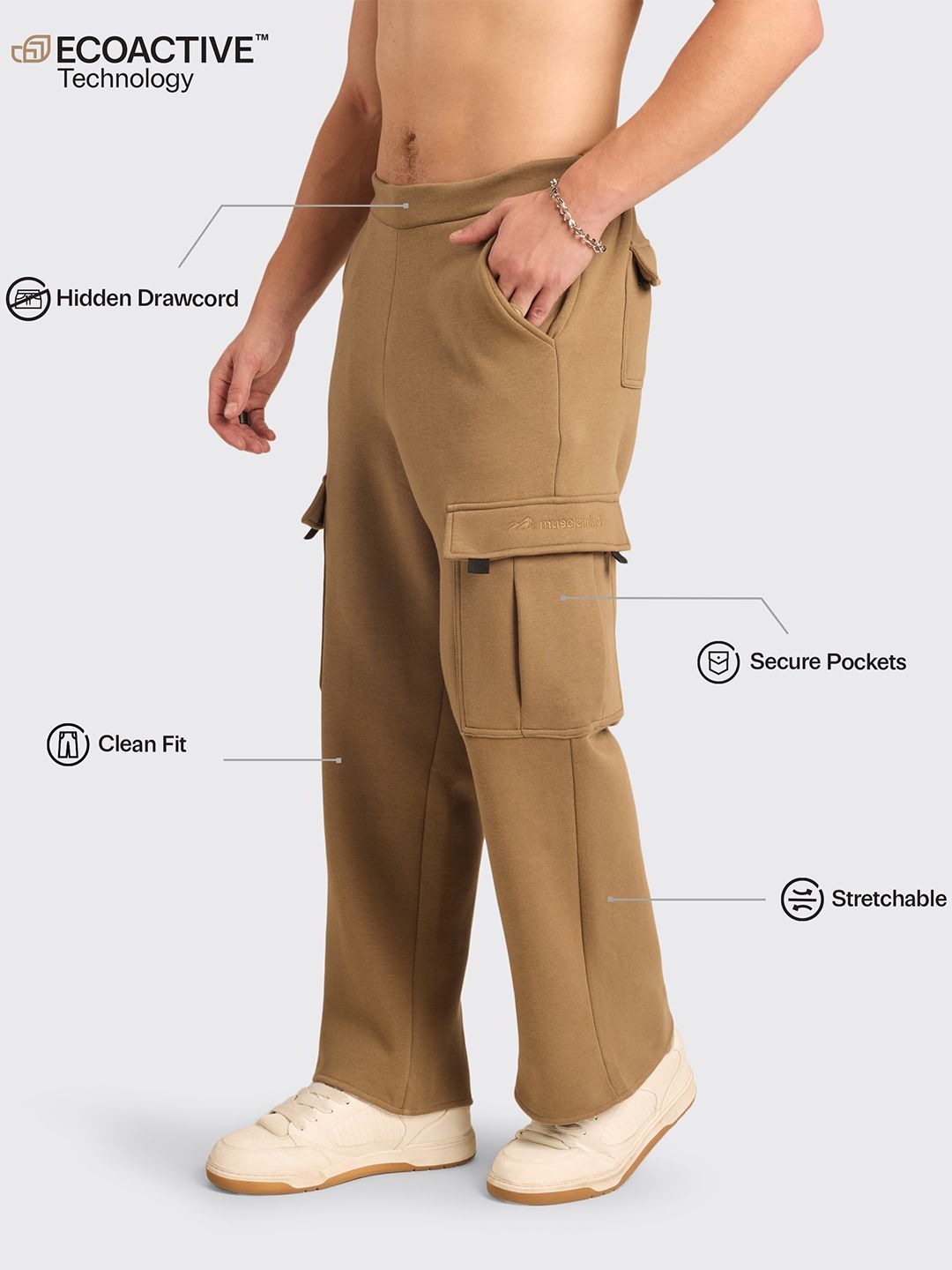 Men Cloud Ease Cargos Trousers