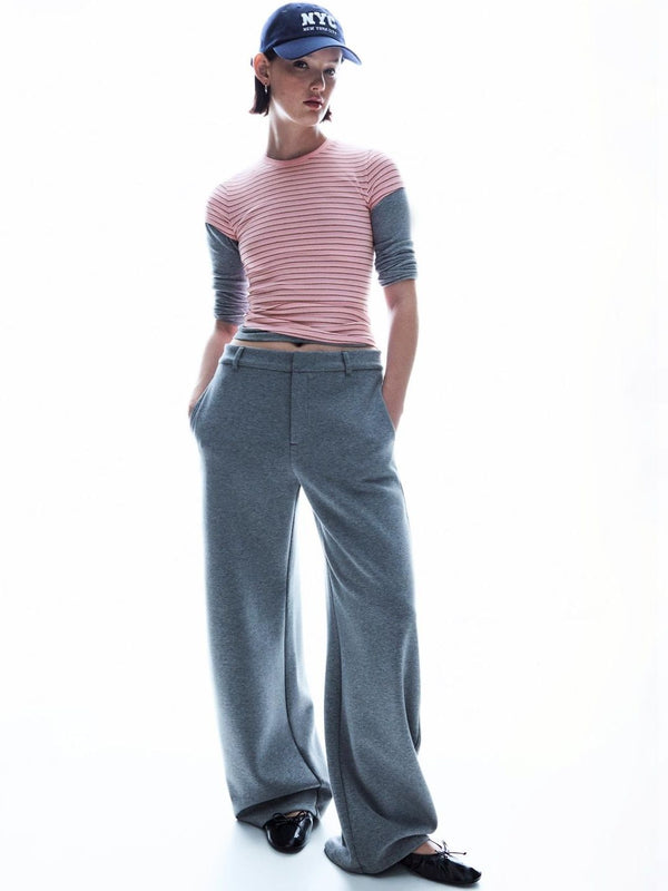 Short sleeve crew neck T-shirt