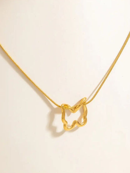 SALTY Papillon Stainless Steel Pendants With Chains