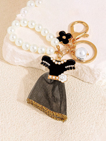 SALTY Pearls & Flowers Bag & Purse Charm