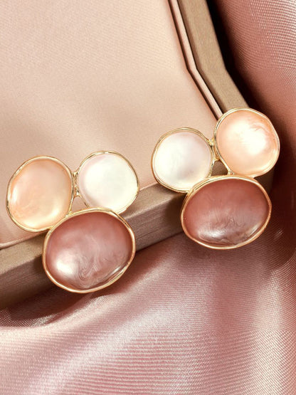 SALTY Contemporary Glossy Bloom Studs