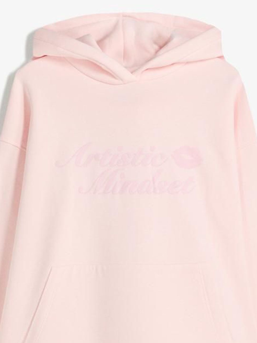 Hooded sweater with print