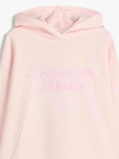 Hooded sweater with print
