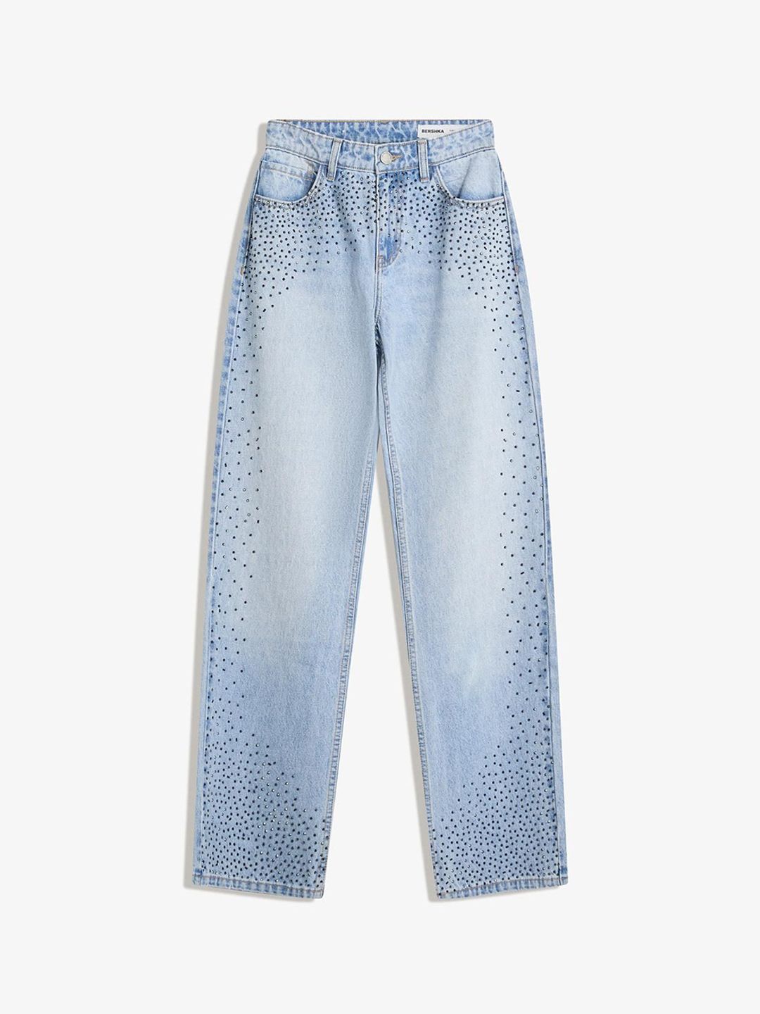 Women straight fit Mid-Rise Light Fade Cotton Jeans