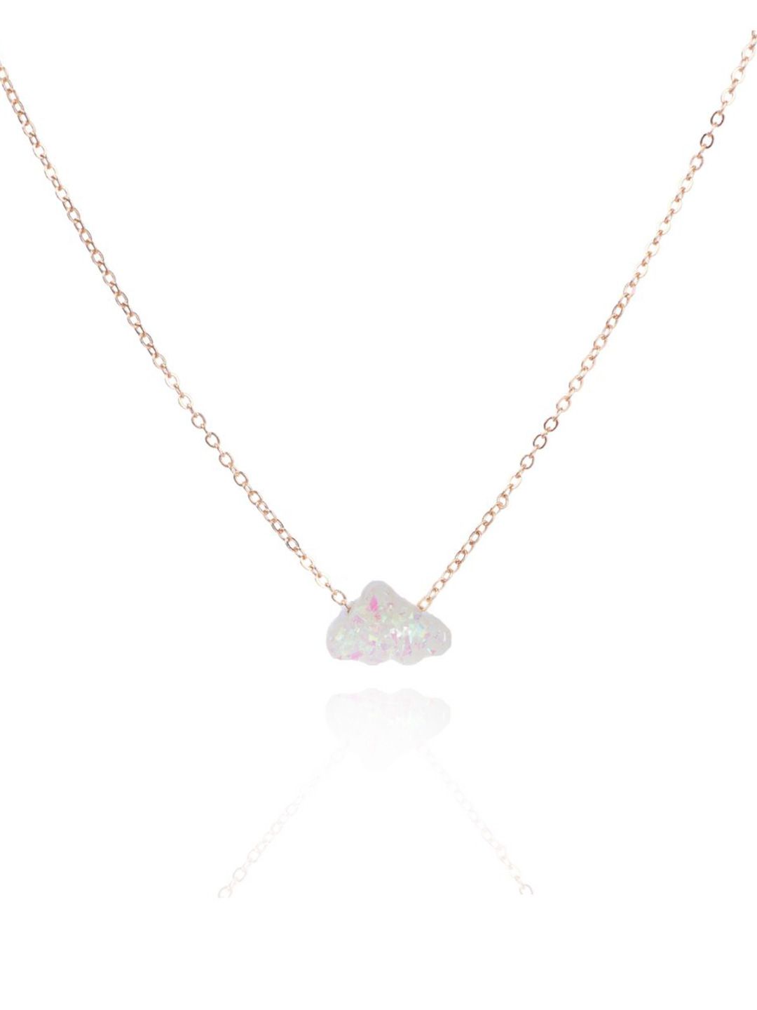 SALTY Dreamy Cloud Pendant Minimal Necklace