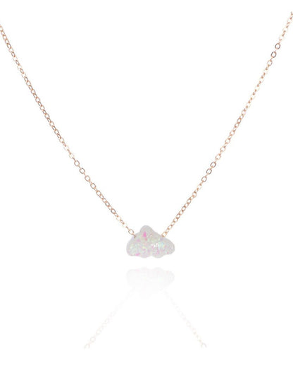 SALTY Dreamy Cloud Pendant Minimal Necklace