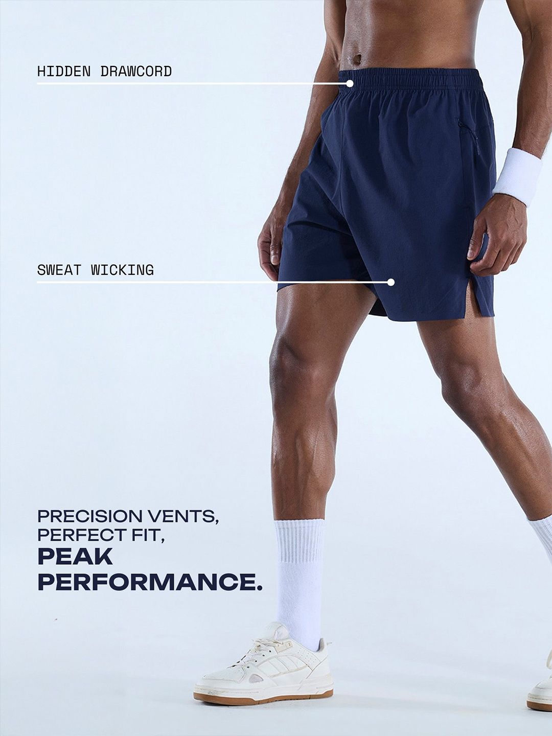 Navy Train-in shorts
