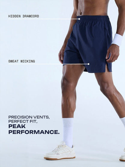 Navy Train-in shorts