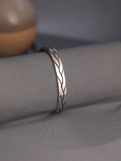 SALTY Men Stainless Steel Cuff Bracelet