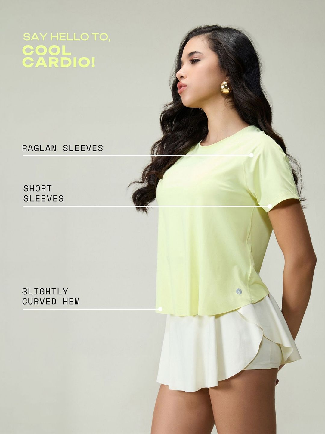 Lime Overlap Tee