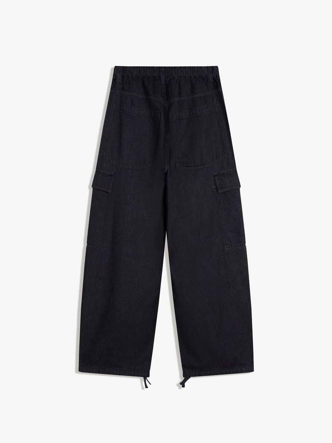 Men cargo parachute jeans