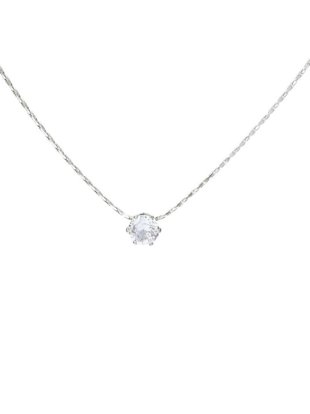 SALTY Stainless Steel Artificial Stones Studded Chain