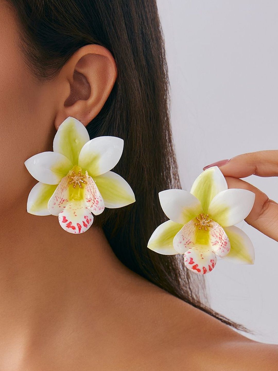 Women Floral Studs Earrings