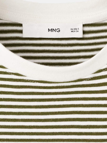 Striped Pure Cotton T-shirt