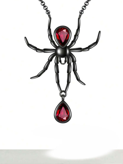 SALTY Bloodstone Studded Sipder Web Chain
