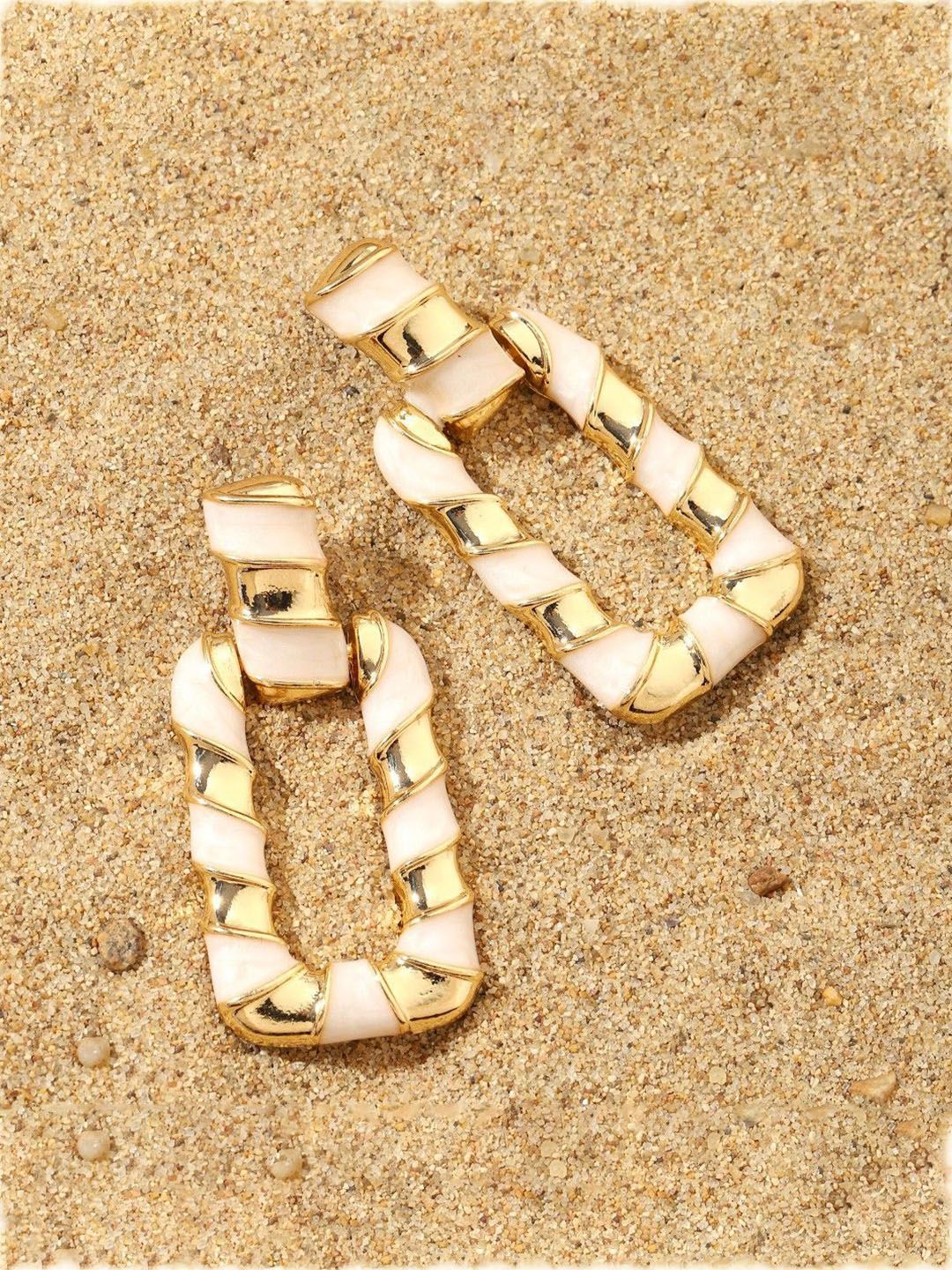 SALTY Gleaming White Luxury Drop Earrings