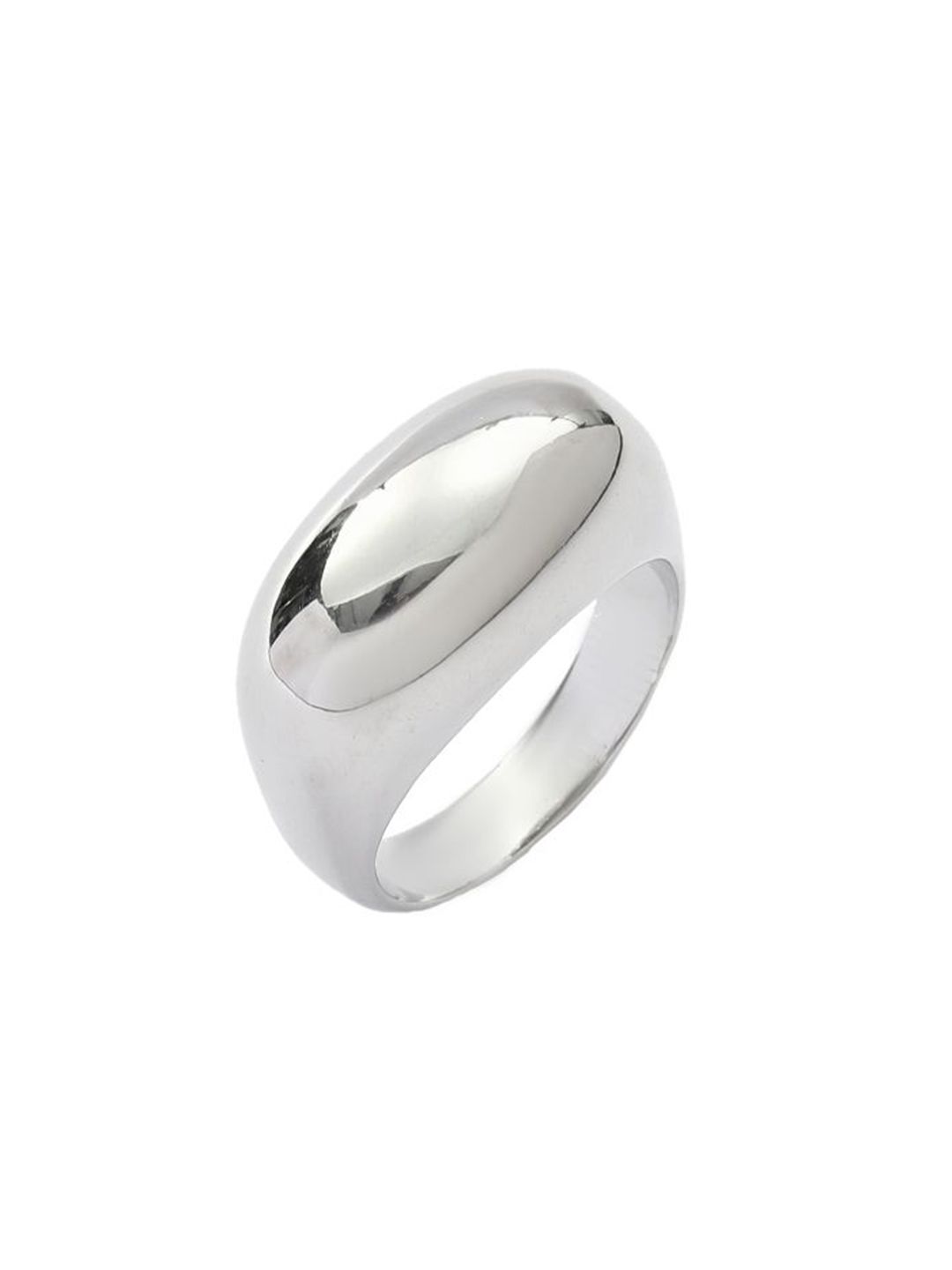 SALTY Silver Plated Stackable Ring for Women & Girls Stylish Adjustable Finger Ring