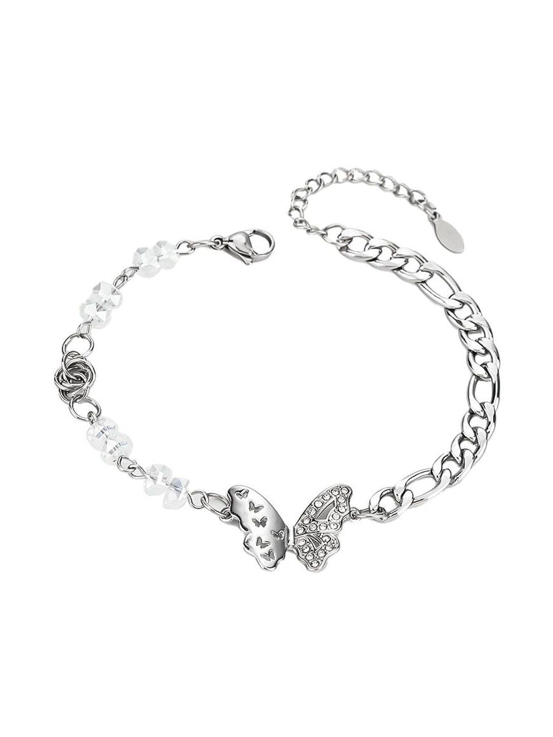 Men Silver-Plated Link Bracelet