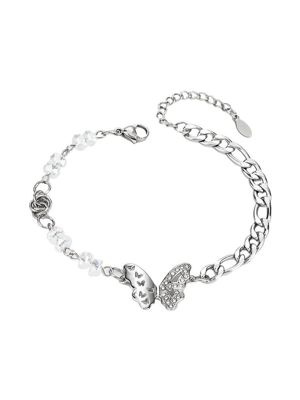 Men Silver-Plated Link Bracelet