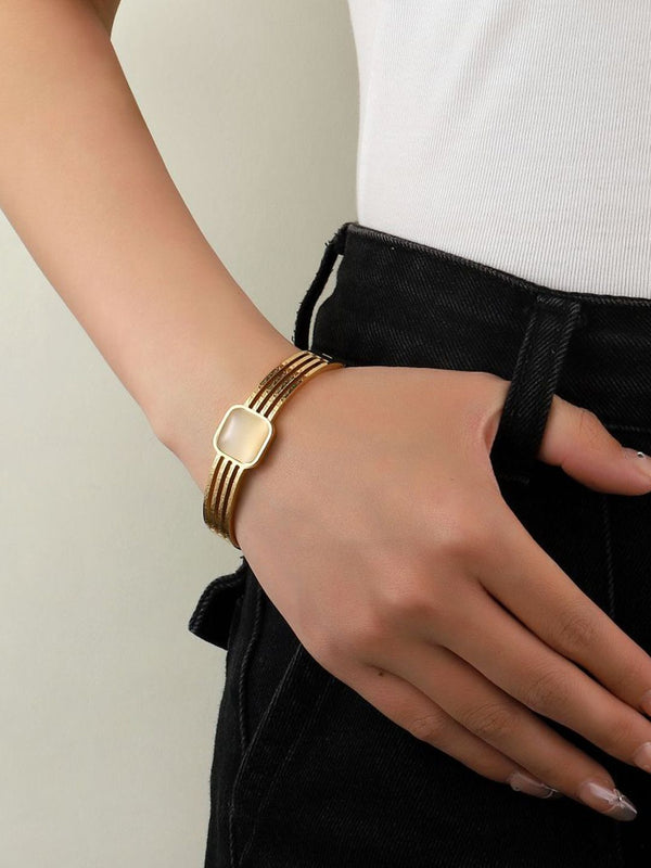 SALTY Stainless Steel Bangle Style Bracelet