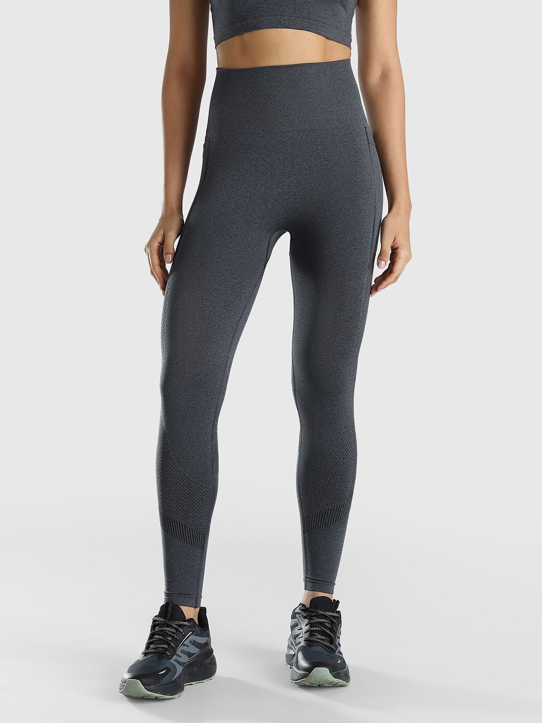 Women Seamless Ankle Length Gym Tights