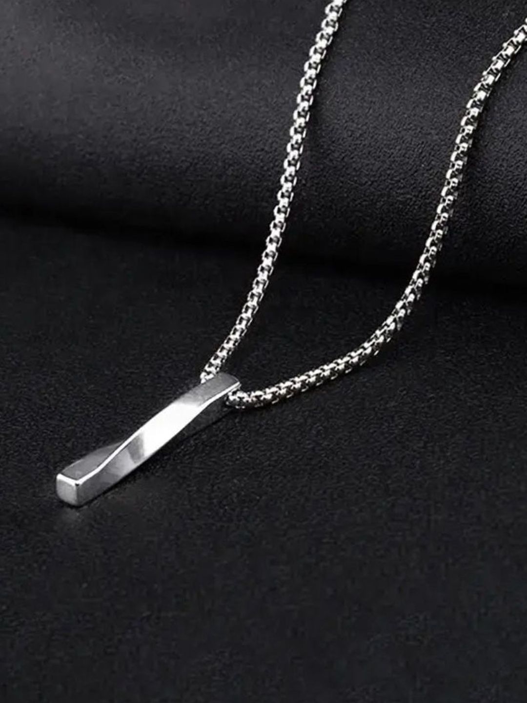 SALTY Men Alpha Edge Bar & Chunk Chain Combo Set