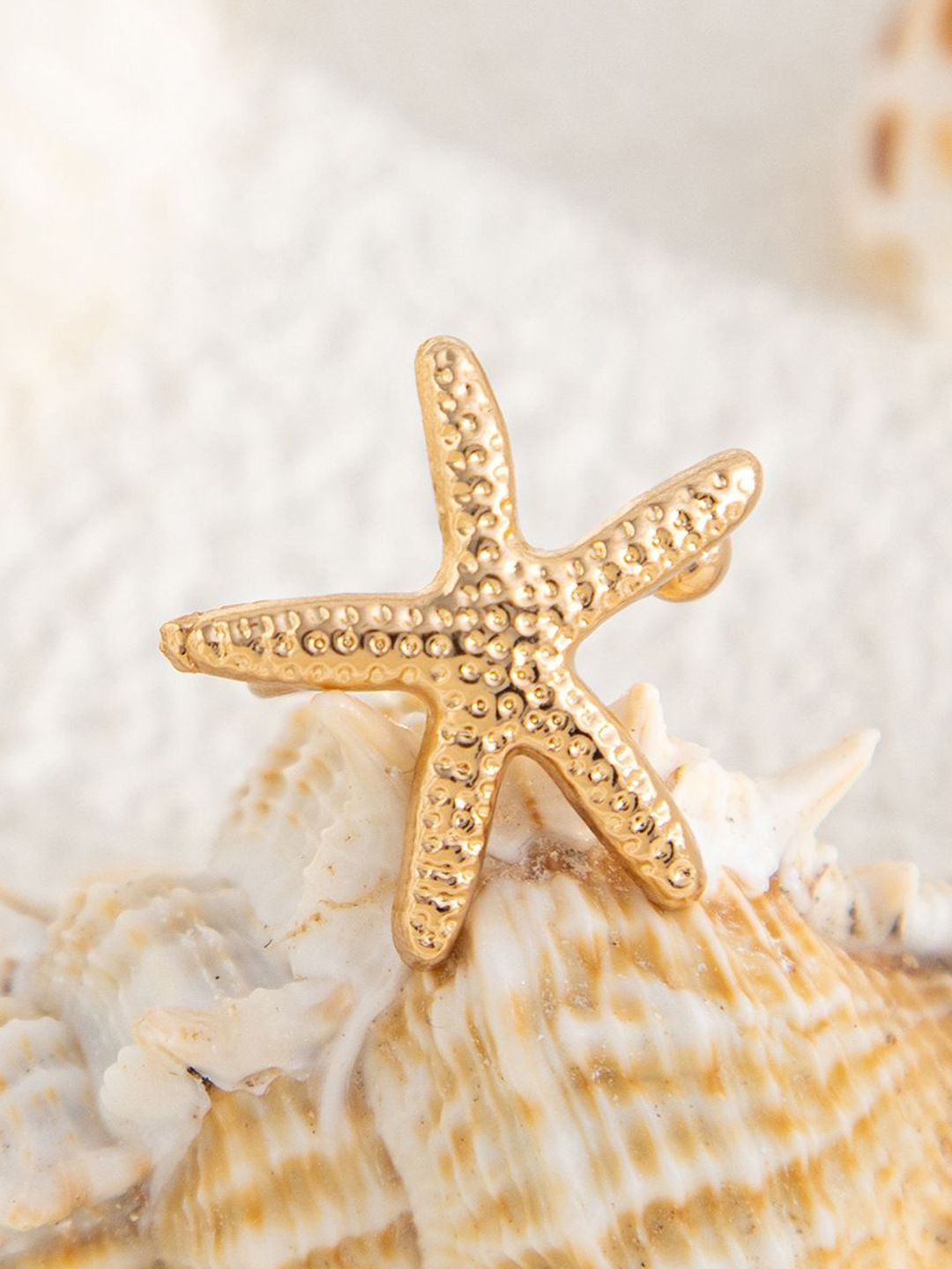 Gold-Plated Star Shaped Studs