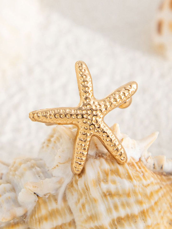 Gold-Plated Star Shaped Studs
