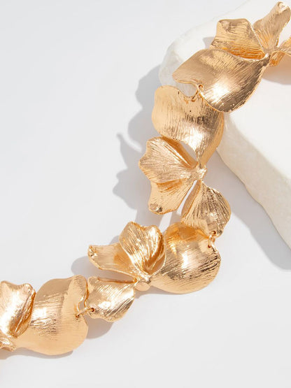 Gold-Plated Statement Necklace