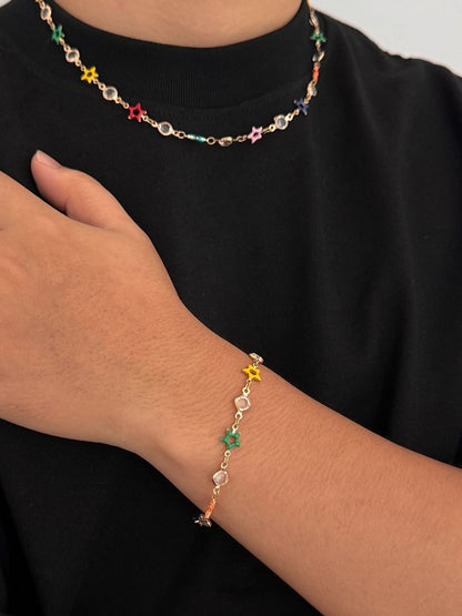 Men Gold-Plated Multistrand Bracelet
