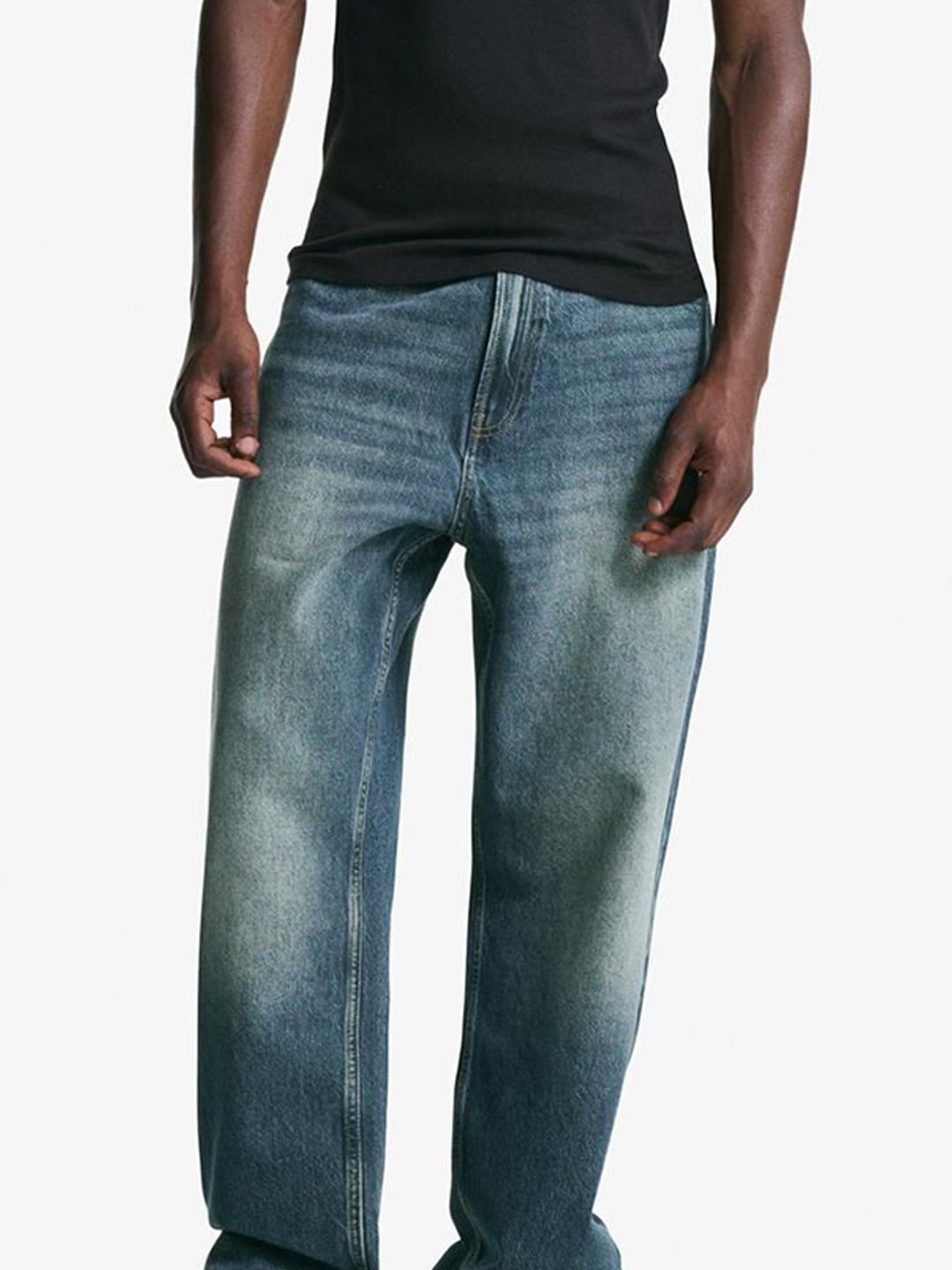 Pure Cotton Baggy Jeans