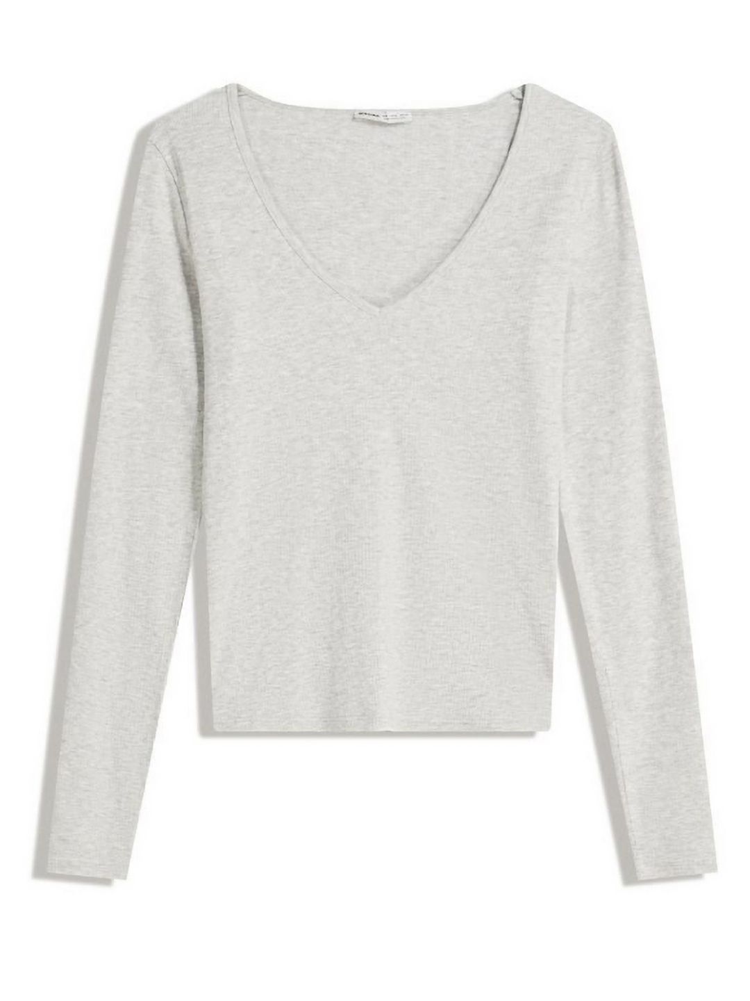 Long sleeve V-neck T-shirt