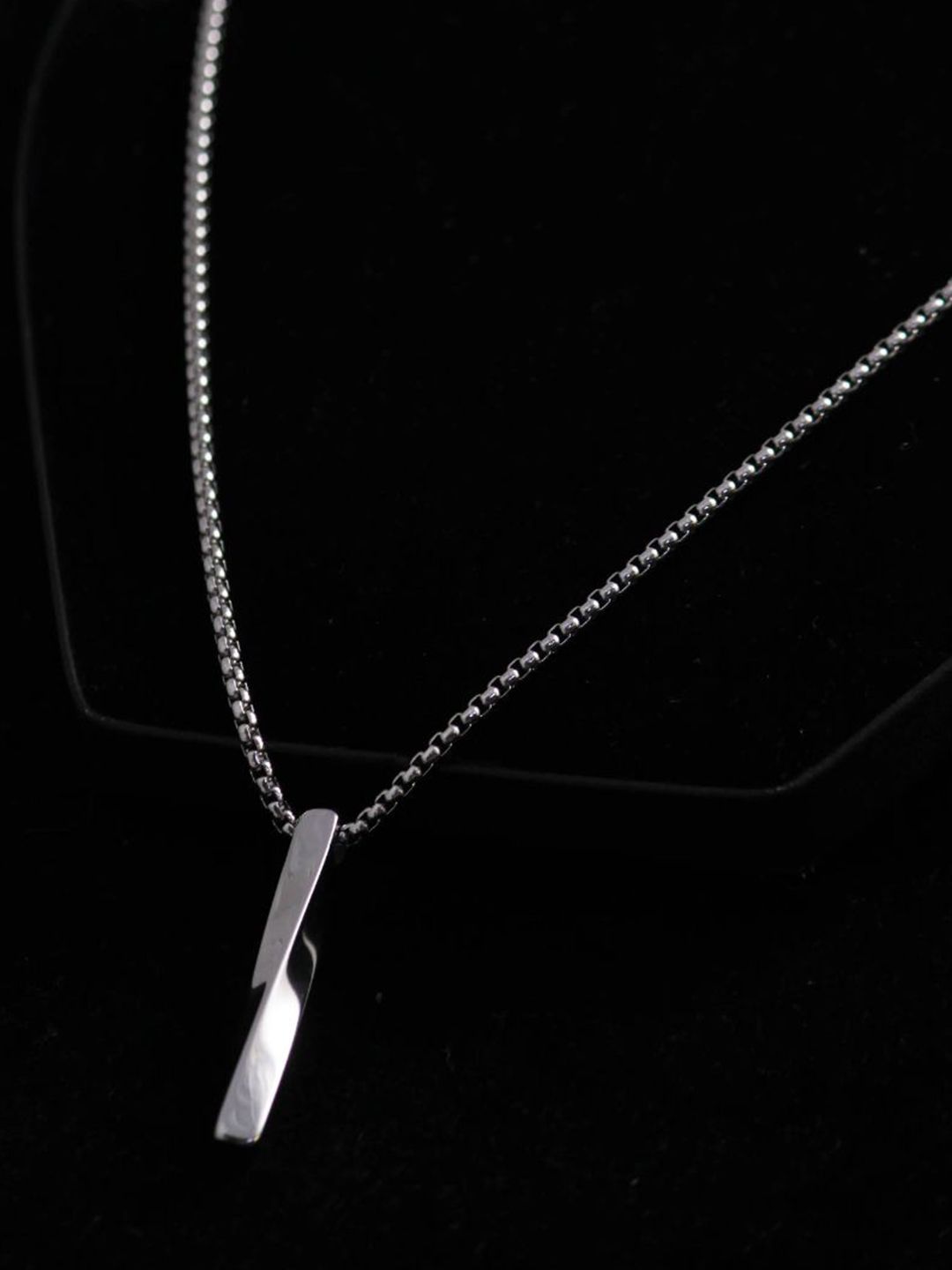 SALTY Pack of 2 Men Collier Silver Chain