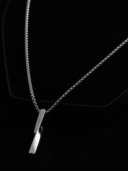 SALTY Pack of 2 Men Collier Silver Chain