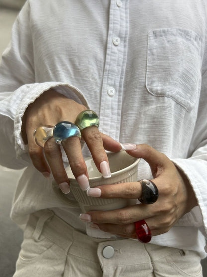Women Resin Finger Ring