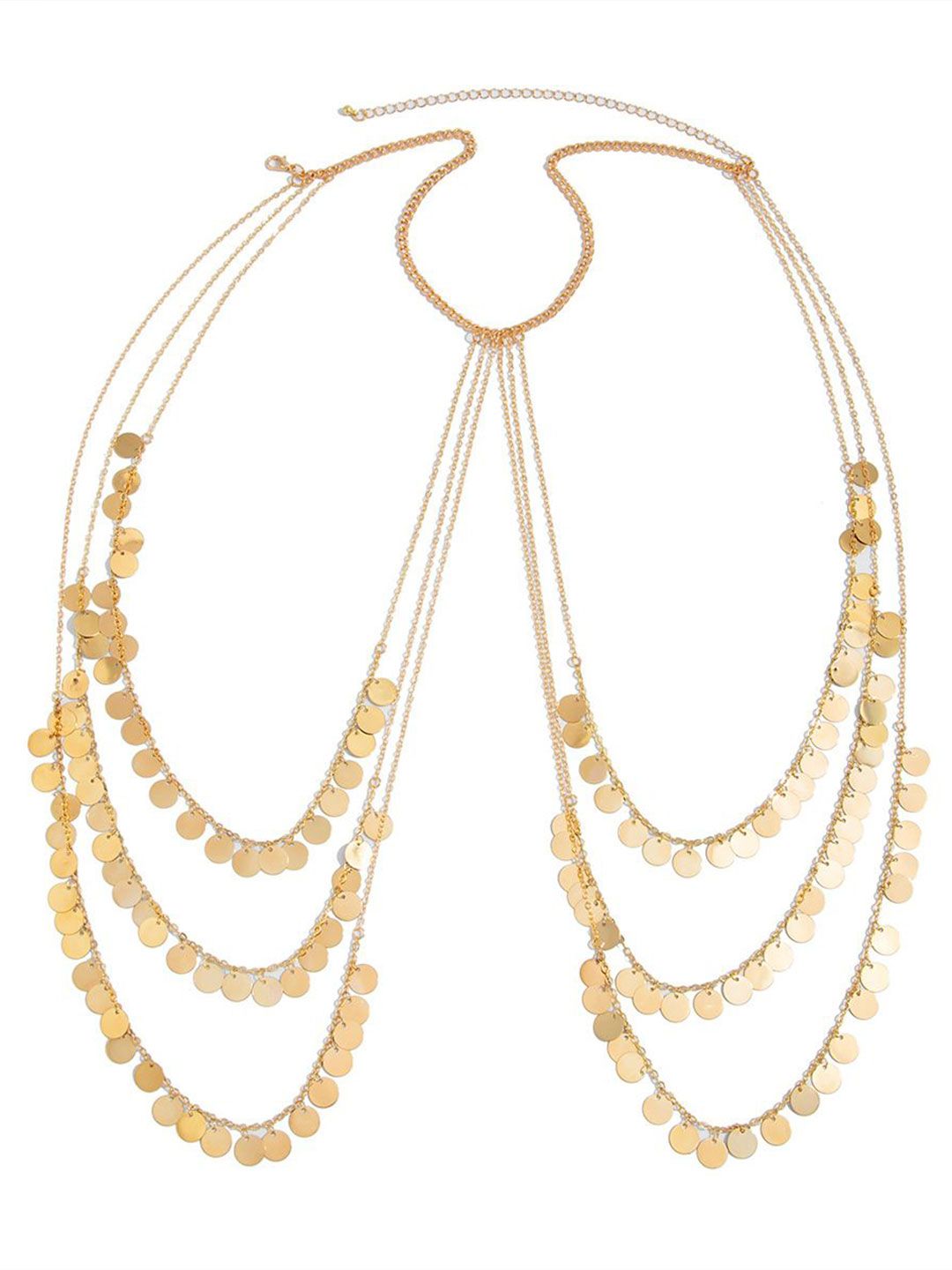 Gold-Plated Layered Body Chain