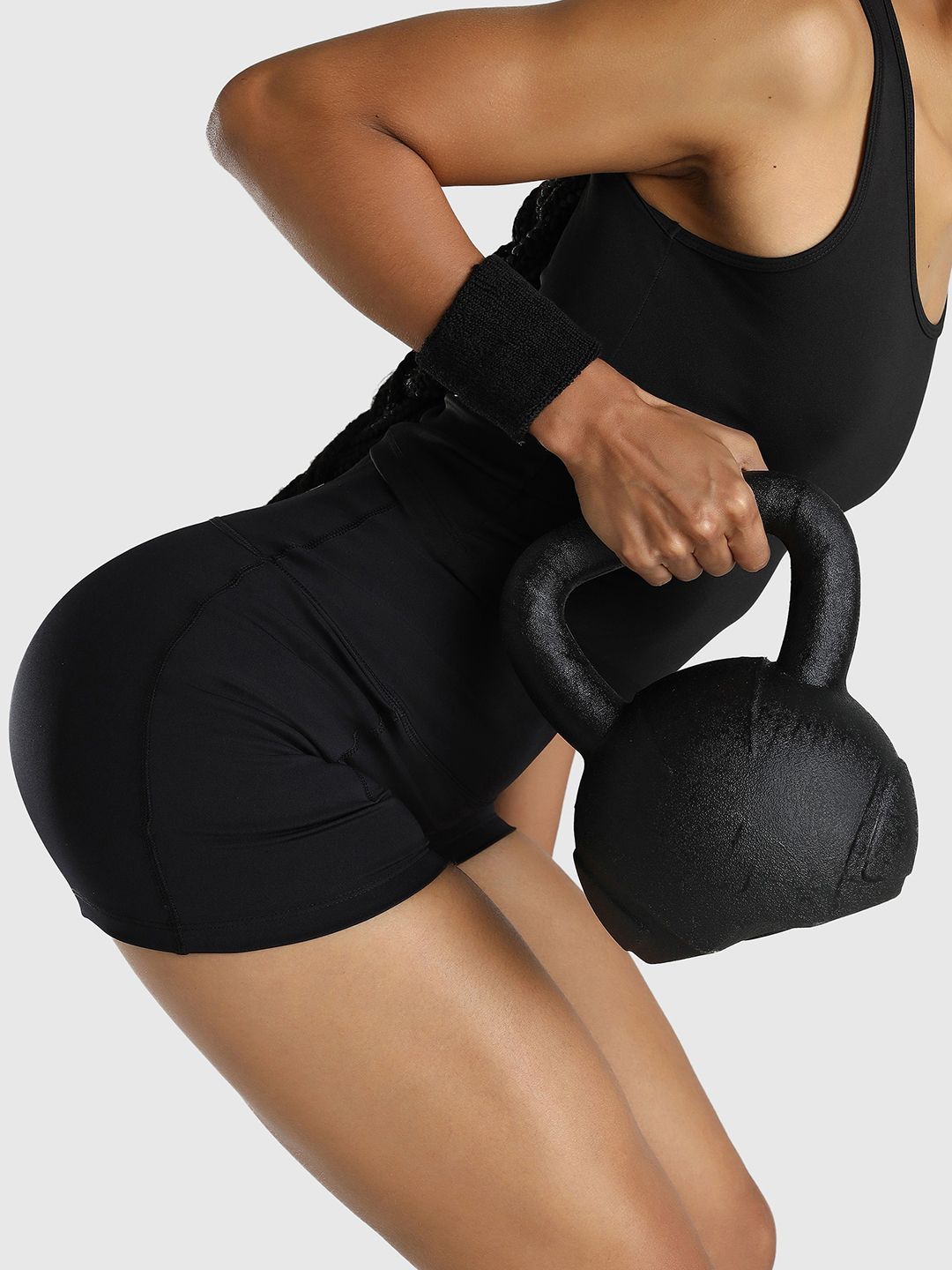 Women Slim Fit High-Rise Biker Shorts